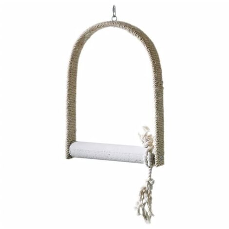 EASYCOMFORT Voliera per Uccelli Gabbia per Uccelli Voliera Pappagalli  Bianco 47.5x36x91cm