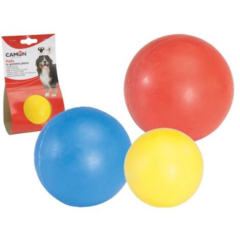 GIOCHI CAMON PALLA GOMMA P/CANI D7CM