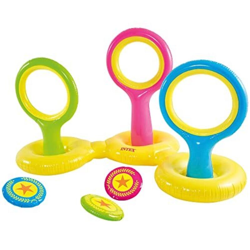 Intex Gioco del Disco per Attivita' Acquatiche e Divertimento in Piscina con Design Colorato e Resistente