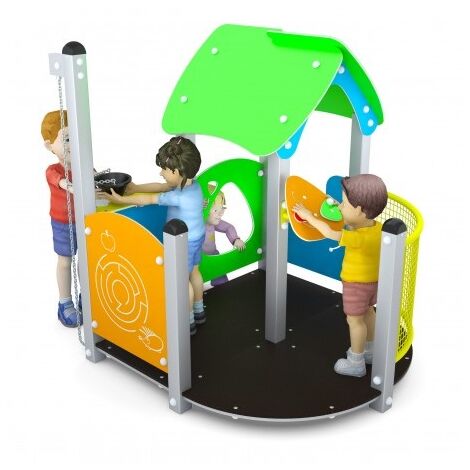 Gioco Casetta Per Bambini Con  Pannelli Gioco Manipolazione