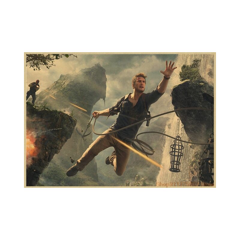 Gioco classico Poster di carta Kraft untracked per...