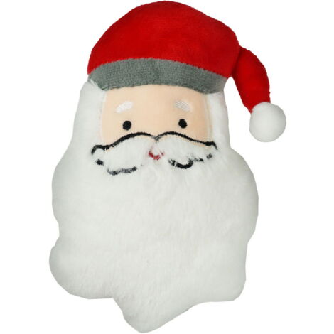 Gioco di Natale modello Babbo Natale con squeaker per cani