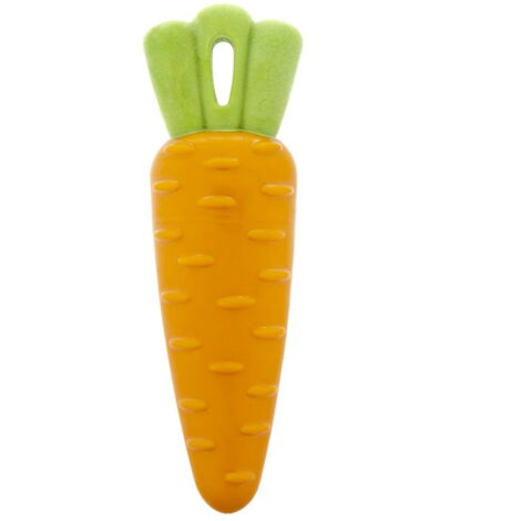 Gioco galleggiante con squeaker in TPR Veggie Carotina per cani