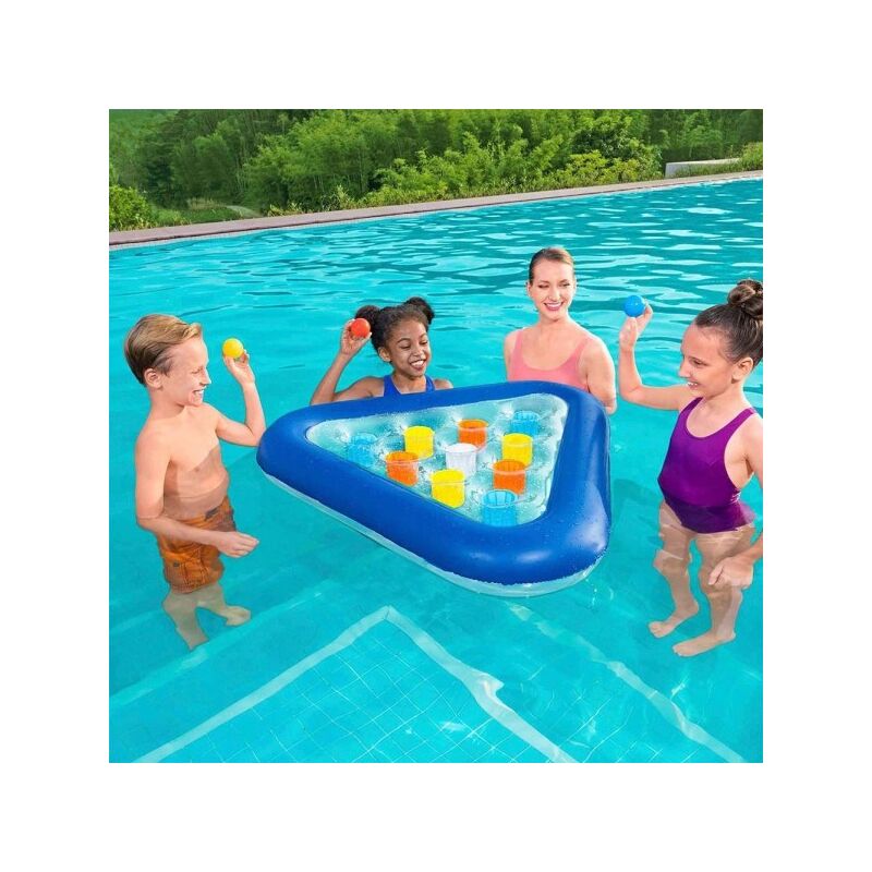 Juego Hinchable Pong Flotante Para Niños Bolas De Piscina De Verano 105X97Cm 52560