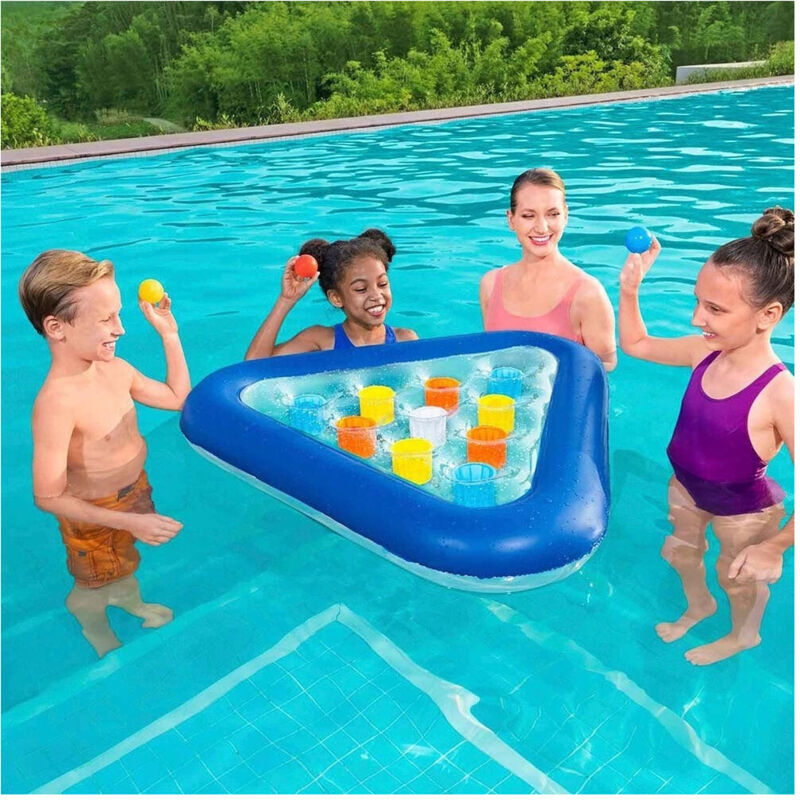 Trade Shop - Gioco Galleggiante Pong Gonfiabile Bambini Piscina Estate Palle 105X97Cm 52560 -