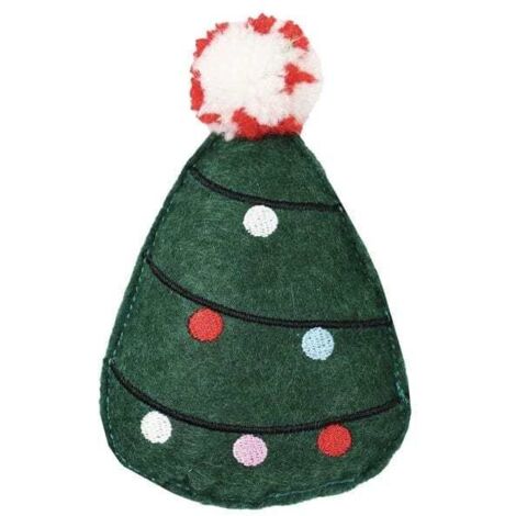 Gioco in feltro con catnip Albero di Natale per gatti