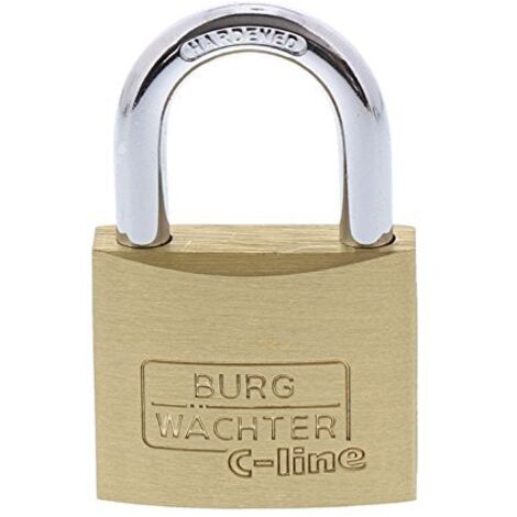 Gioco In Ottone Lucchetto C-Line, Dimensione: 40, Calibro Spessore 6 Mm Altezza All'Interno Della Staffa 22 Millimetri Quantità: 2 Pezzi