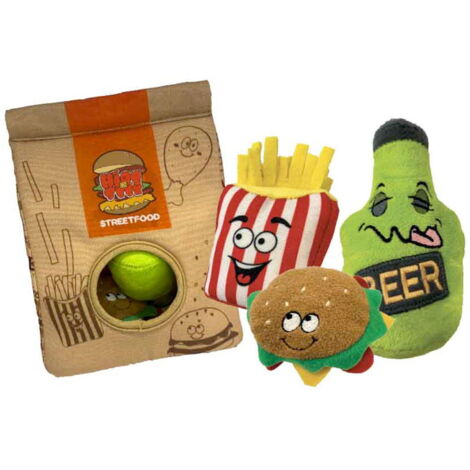 Gioco in peluche interattivo Hide&Seek StreetFood per Cani