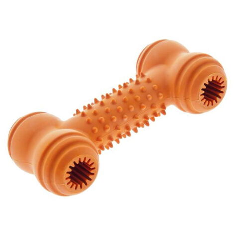 Gioco Osso per addestramento Fuxtreme in gomma naturale con foro per snack per cani