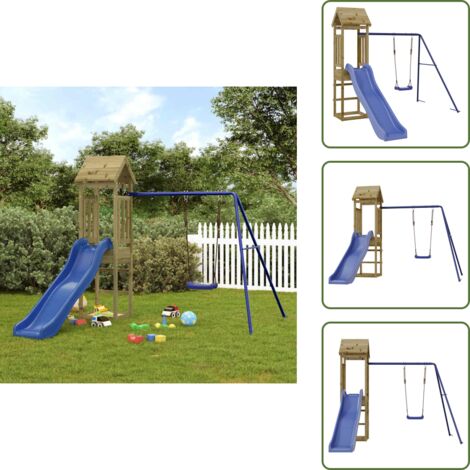 Gioco per bambini - vidaXL Set da Gioco da Esterno in Legno di Pino Impregnato - Gioco esterno