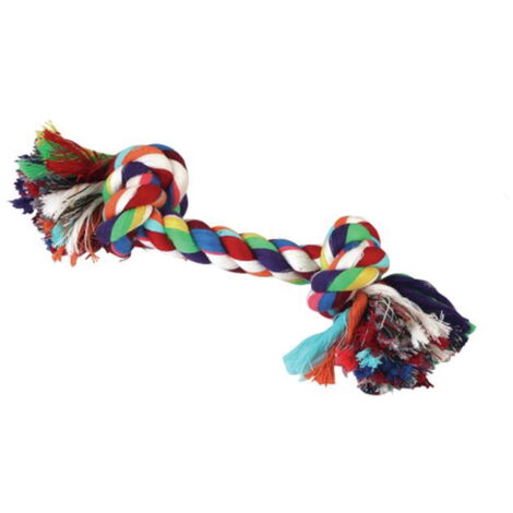 Gioco per cani a forma di nodo in cotone 20 cm