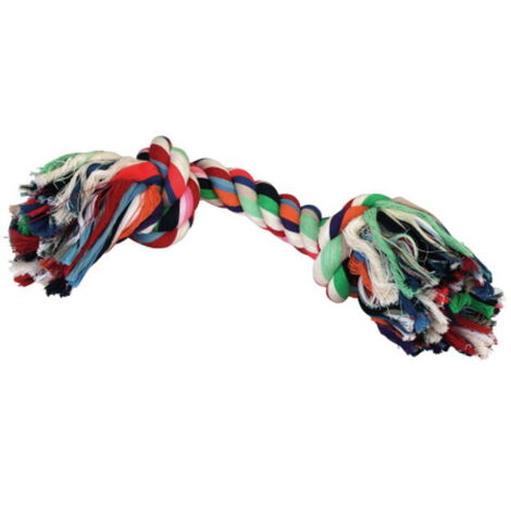 Gioco per cani a forma di nodo in cotone 37 cm