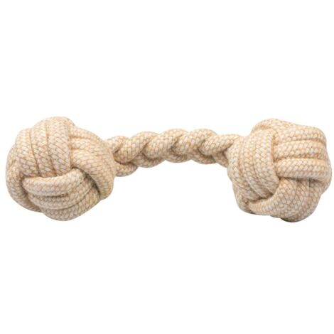 Gioco per cani in corda a forma di osso modello Dumbbell 40 cm