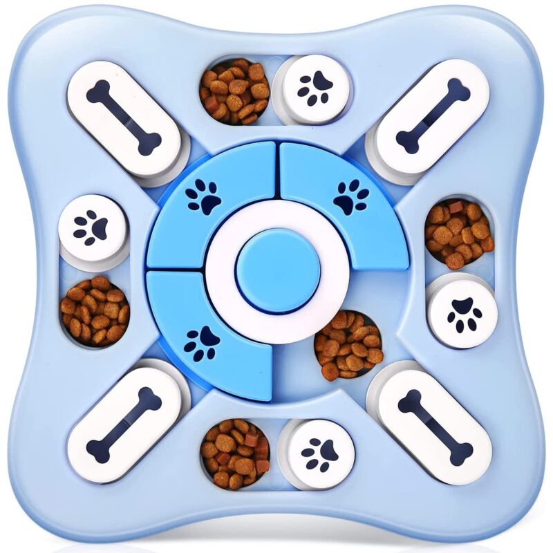 Gioco puzzle giocattolo per cane e gatto Pongo blu...