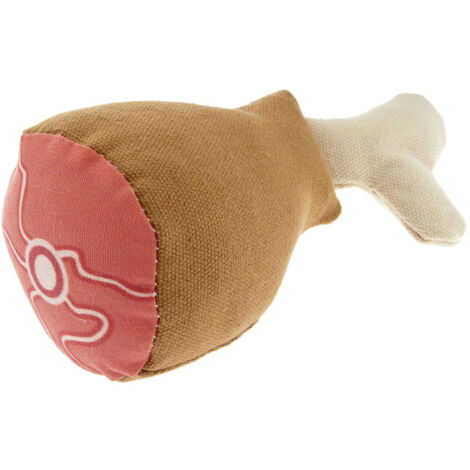 Gioco sonoro per cani Coscetta di Pollo in Canvas set 3 pezzi