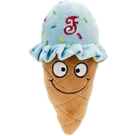Gioco sonoro per cani modello Fluffy Cono Gelato set 3 pezzi