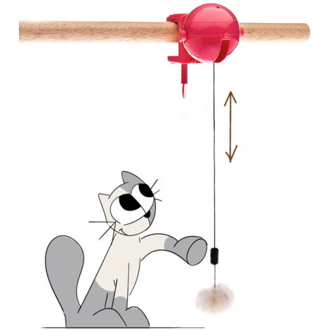 Gioco Yoyo movimento irregolare per gatti