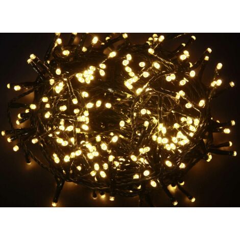 Giocoplast 200 led bianchi caldo con cavo scuro 13919004