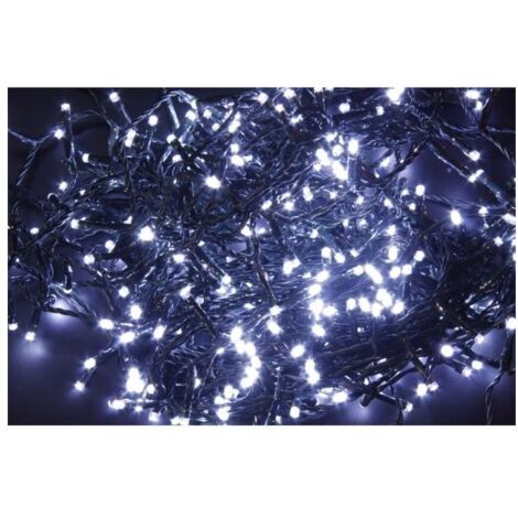 Giocoplast, Luci Natalizie Mini, 360 Led Bianco Freddo, 14.4m, Esterno-Interno