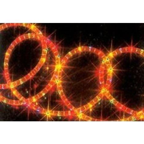 GIOCOPLAST NATALE Giocoplast luci per decorazioni natalizie tubo luminoso dl-2w multicolore 1 metro