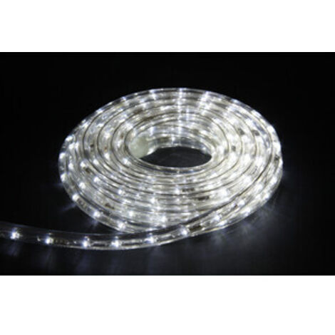 Giocoplast tubo flessibile luminoso tubo 144 led con giochi luce, 1 metro, bianco 154 10730