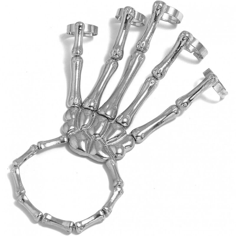 Image of Gioielli unici fatti a mano - metallo - design scheletro
