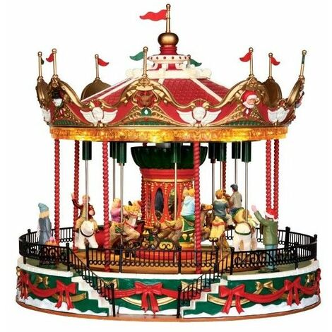 LEMAX-EUROPE B.V. SANTA CAROUSEL Attrazione Lemax CARNIVAL Cod 34682