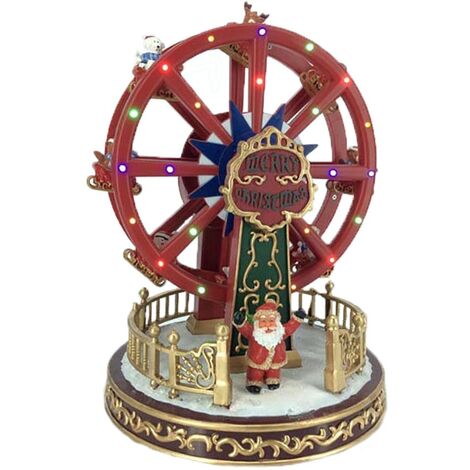 Giostra ruota panoramica con musica e movimento giostrina bambini idea regalo ornamento casa