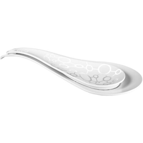 Giostyle Doppio Posamestolo in Plastica 100% Riciclabile, Bianco