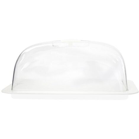 GIO'STYLE Giostyle Portaformaggio Bianco  Made in Italy  Plastica 100% Riciclabile  Linea ForMe