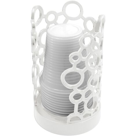 Giostyle Portabicchieri ForMe  Bianco  Made in Italy  Plastica 100% Riciclabile