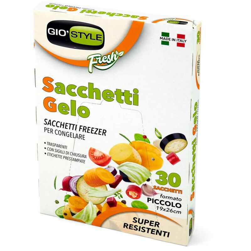 Giostyle - Sacchetti Gelo Misure Assortite size 19x26 cm 30 pz