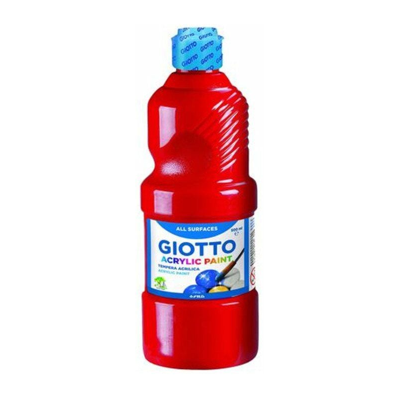 Image of Tempera acrilica giotto 500 ml. rosso 08 x1
