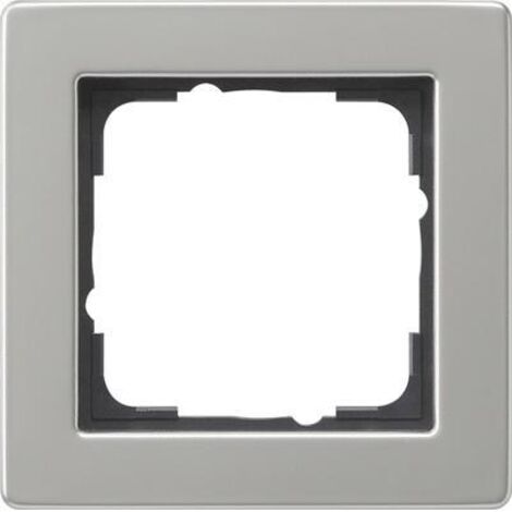 GIRA 021133 E2 CADRE DE FINITION, ARGENT