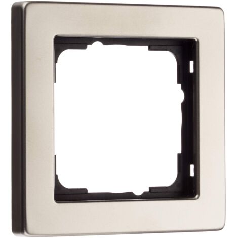 'Gira 021133 mascherina E2 1 volte, in acciaio inox