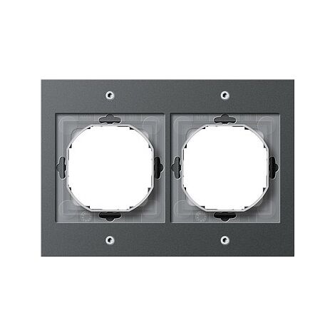 GIRA 021267 CADRE DE FINITION 2 POSTES TX44 (WG UP) ANTHRACITE