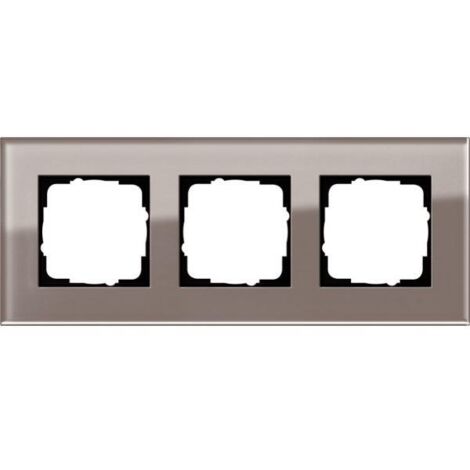 GIRA 0213122 UMBRA GLASS-SPIRIT CORNICE DI FINITURA A 3 VIE