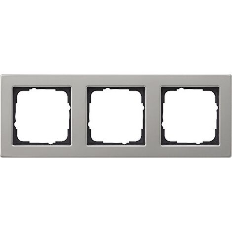GIRA 021333 E2 CADRE DE FINITION, ARGENT