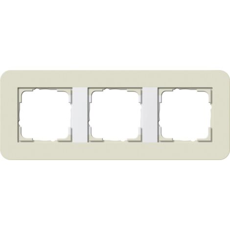 GIRA 0213417 CORNICE E3 FINITURA, BIANCO SABBIA/LUCIDA