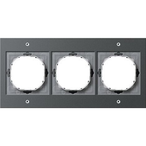 GIRA 021367 CADRE DE FINITION 3 POSTES TX44 (WG UP) ANTHRACITE