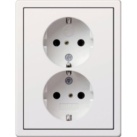 GIRA 0783112 DOPPEL-SCHUKO KS FL CHENSCHALTER REINWEI