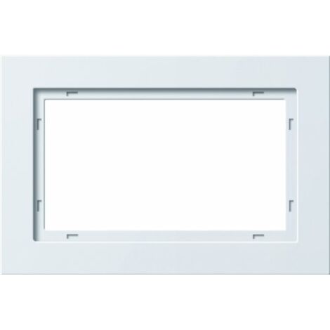 GIRA 100122 ABDECKRAHMEN 1 FACH 1 2 GIRA E2 WEISS MATT