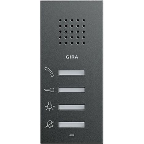GIRA 125028 WOHNUNGSSTATION AP SYSTEM 55 ANTHRAZIT