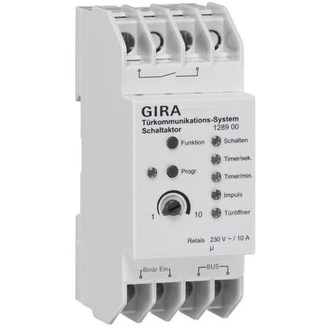 Gira 128900 attuatore elettrico bianco 230 V 10 A