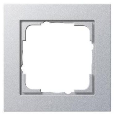 GIRA 1fach Rahmen  E2, Standard 55, System 55 Aluminium 0211 25 1 St.