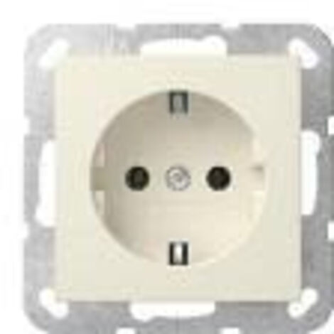 GIRA 418801 SCHUKO-STECKDOSE 16 A 250 V SYSTEM 55, CREMEWEISS