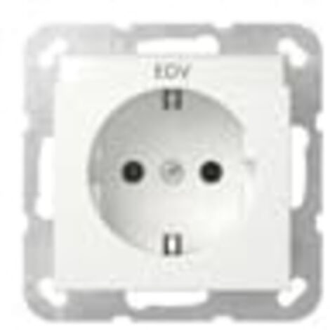 GIRA 445727 SCHUKO-STECKDOSE 16 A 250 V MIT BESCHRIFTUNGSFELD SYSTEM 55