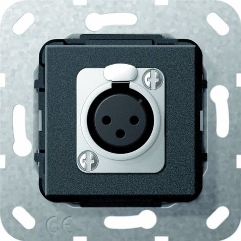 GIRA 4846788 PRESA DI ALIMENTAZIONE XLR NERA 566710