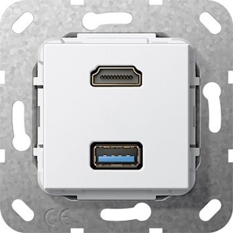 GIRA 4847133 HDMI + USB A PRESA 567903
