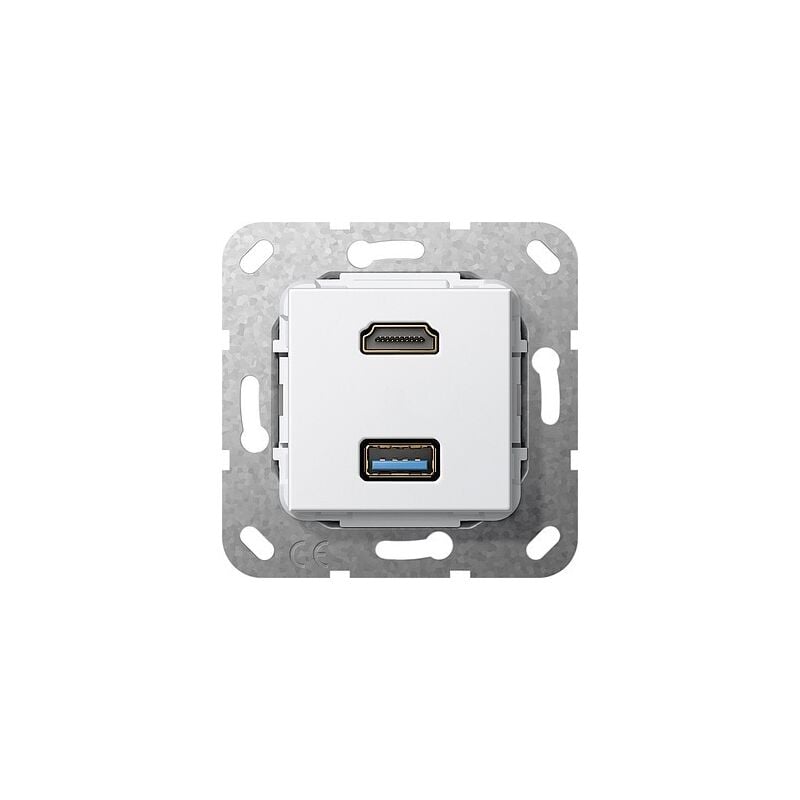 Gira 4847133 hdmi + usb a prise de courant 567903